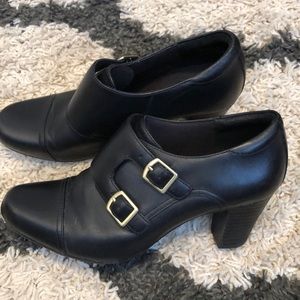 Black Clarks shoes